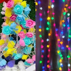 Rose Fairy Led Malti Colour Light Multi Colour Flower